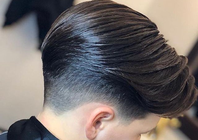 Teen Boys Straight Hair Taper Cut (13 and over)