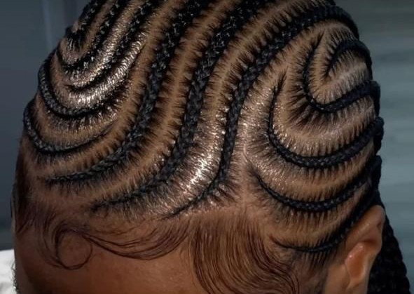 Small Conrows (Waist Length)