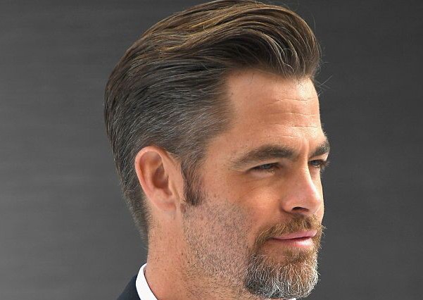 Straight Hair Undercut + Goatee Line-Up