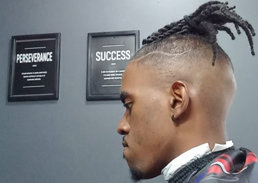 Half Faded Sides & Back Only + Goatee Line-Up