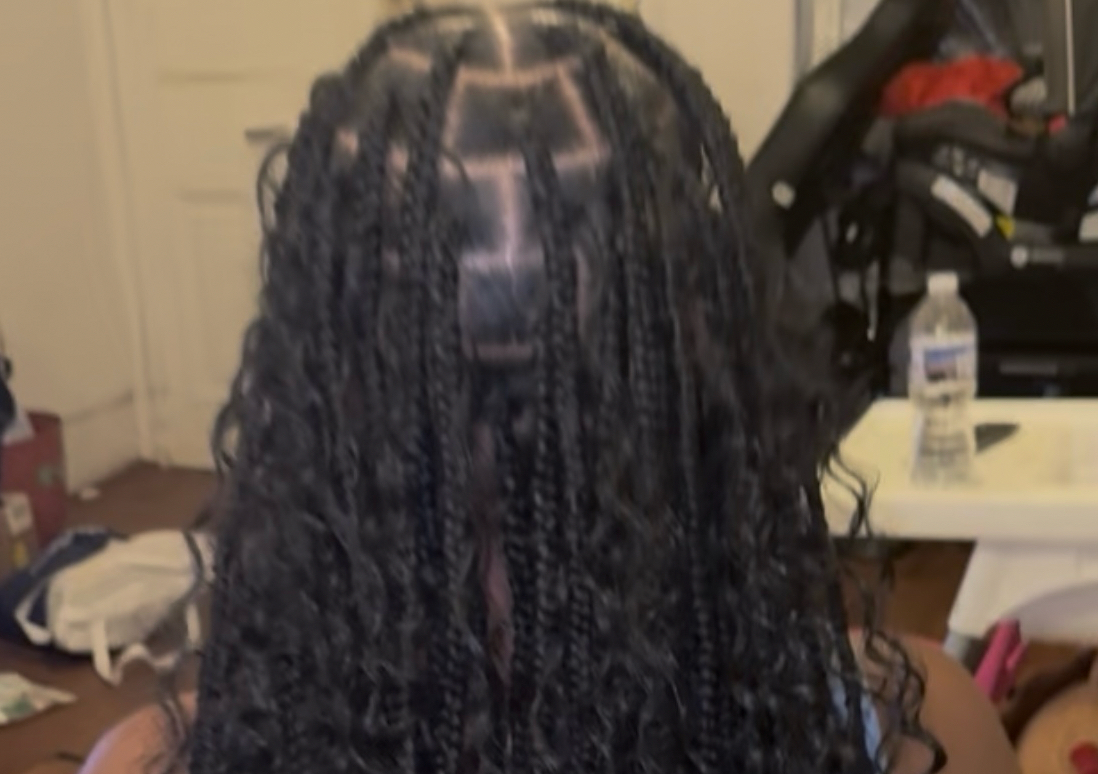 Boho Knotless Braids | LARGE