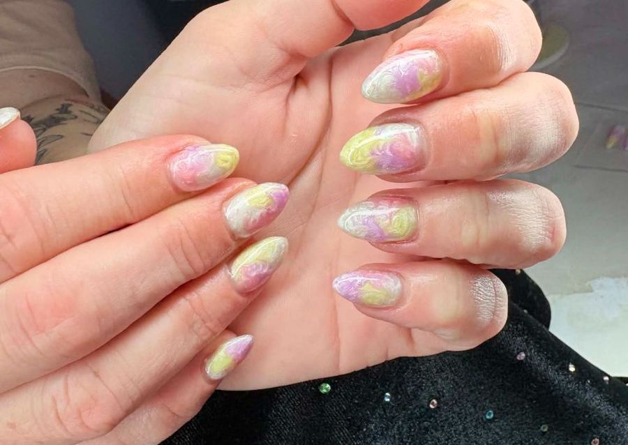 Bilder gel overly with gel polish