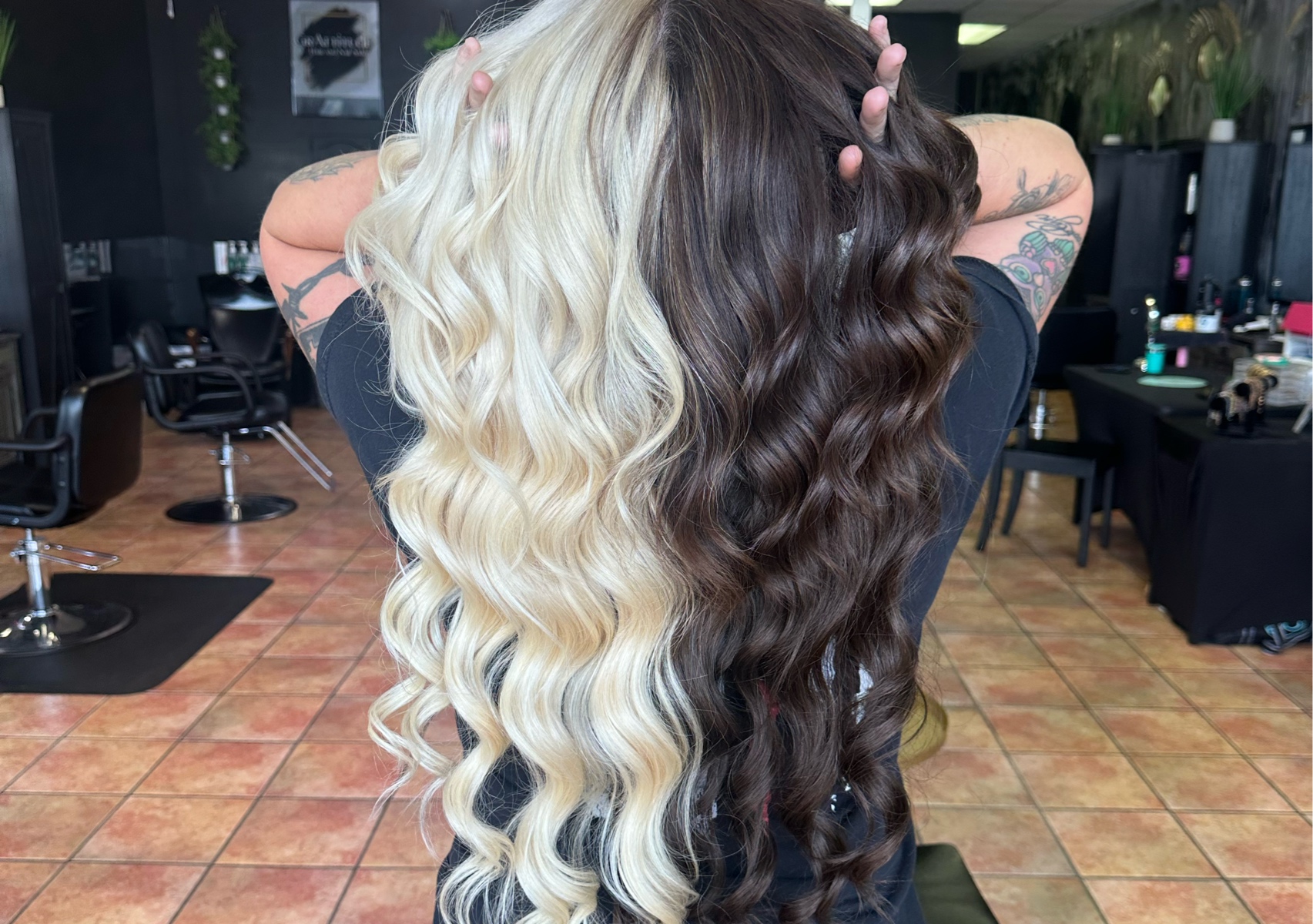 Wash/Blowout Style with Iron 