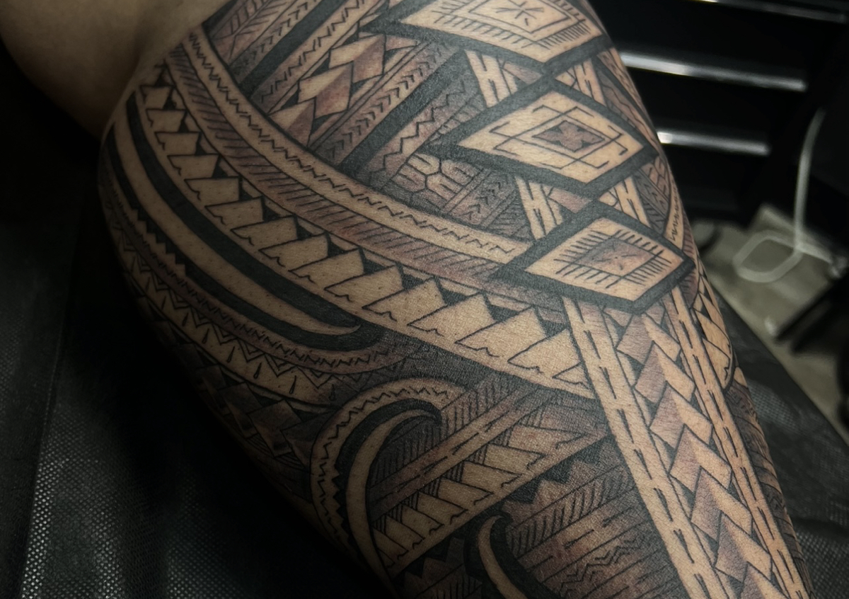 Polynesian Leg Sleeve 