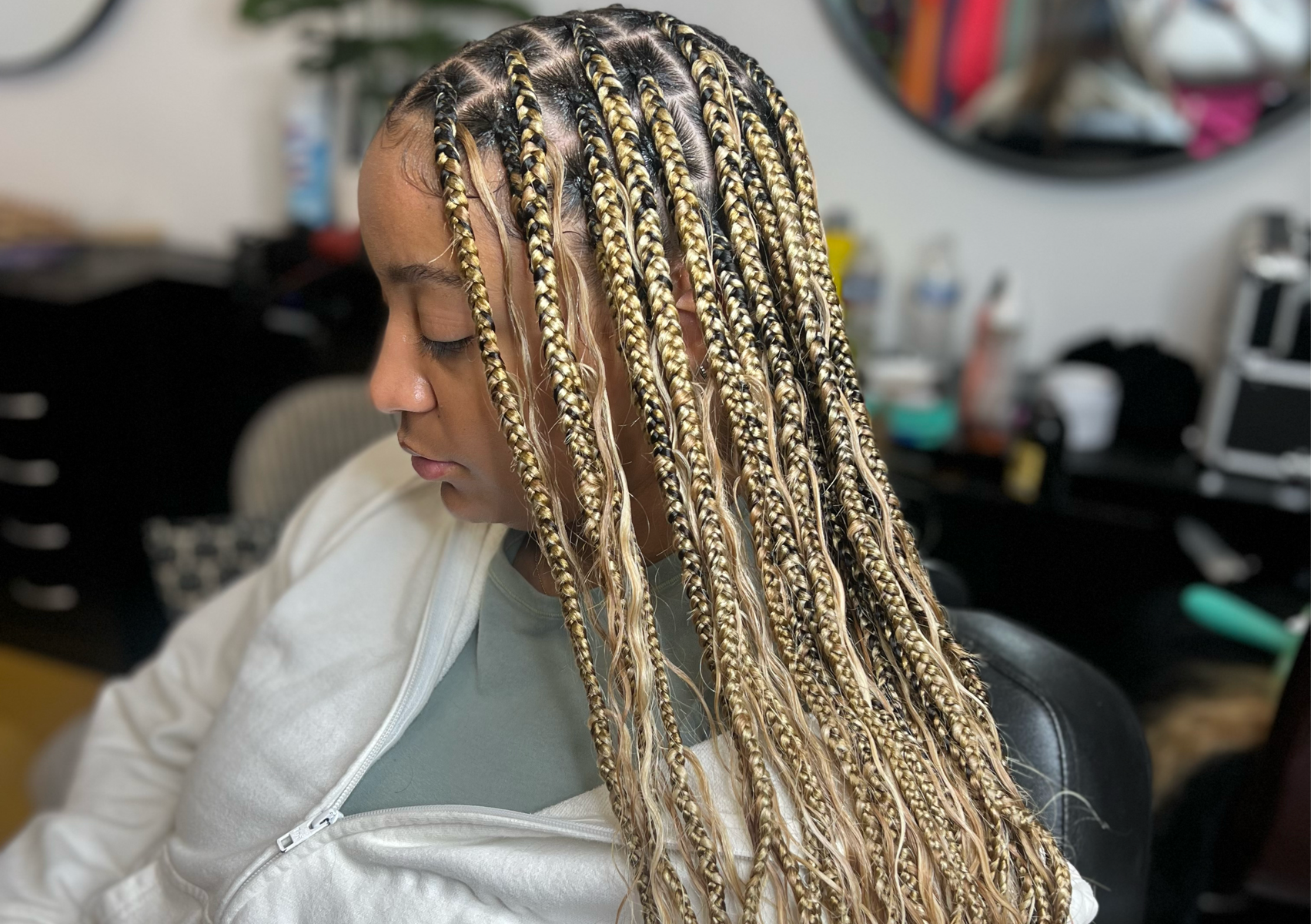 Natural Color Lrg. Boho Knotless 