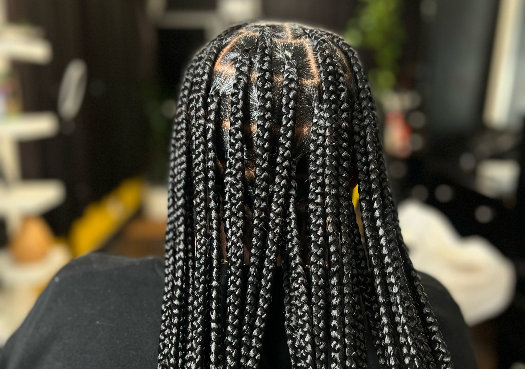 Lrg. Knotless braids