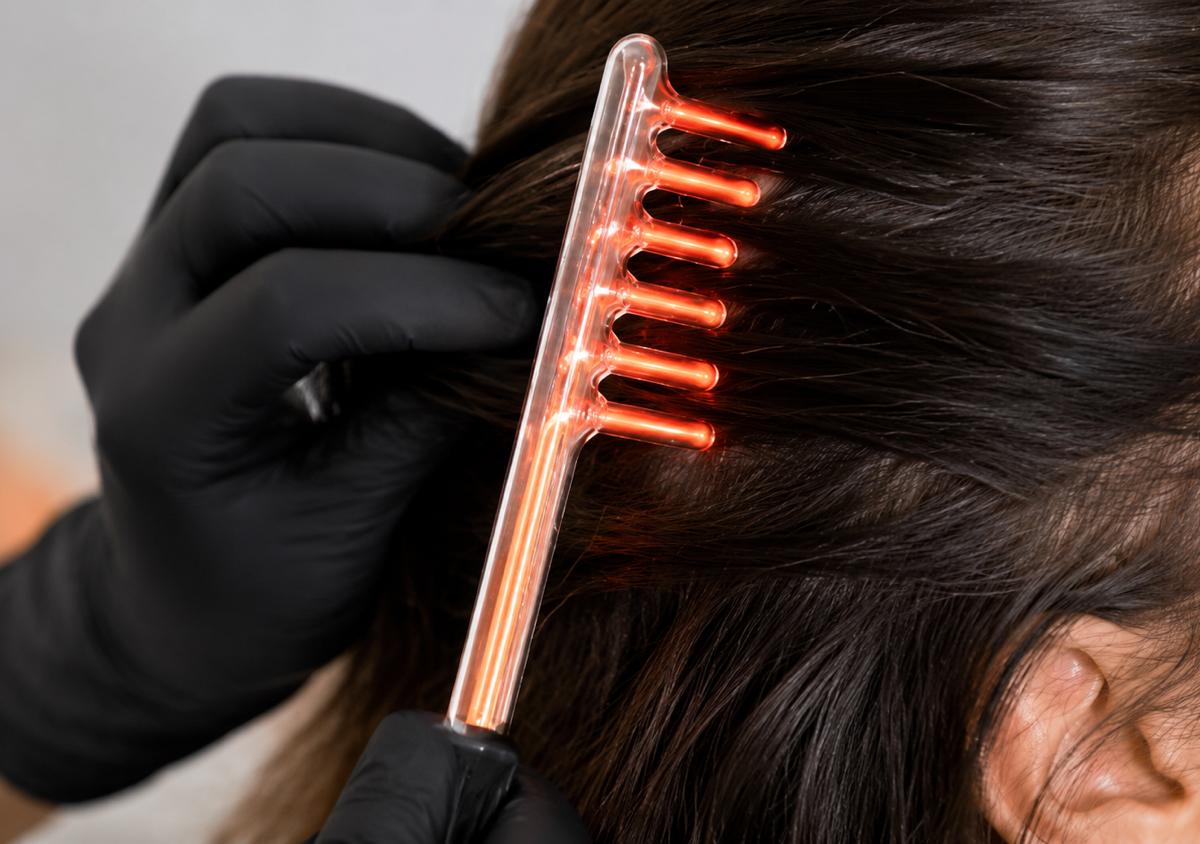 High Frequency Scalp Treatment