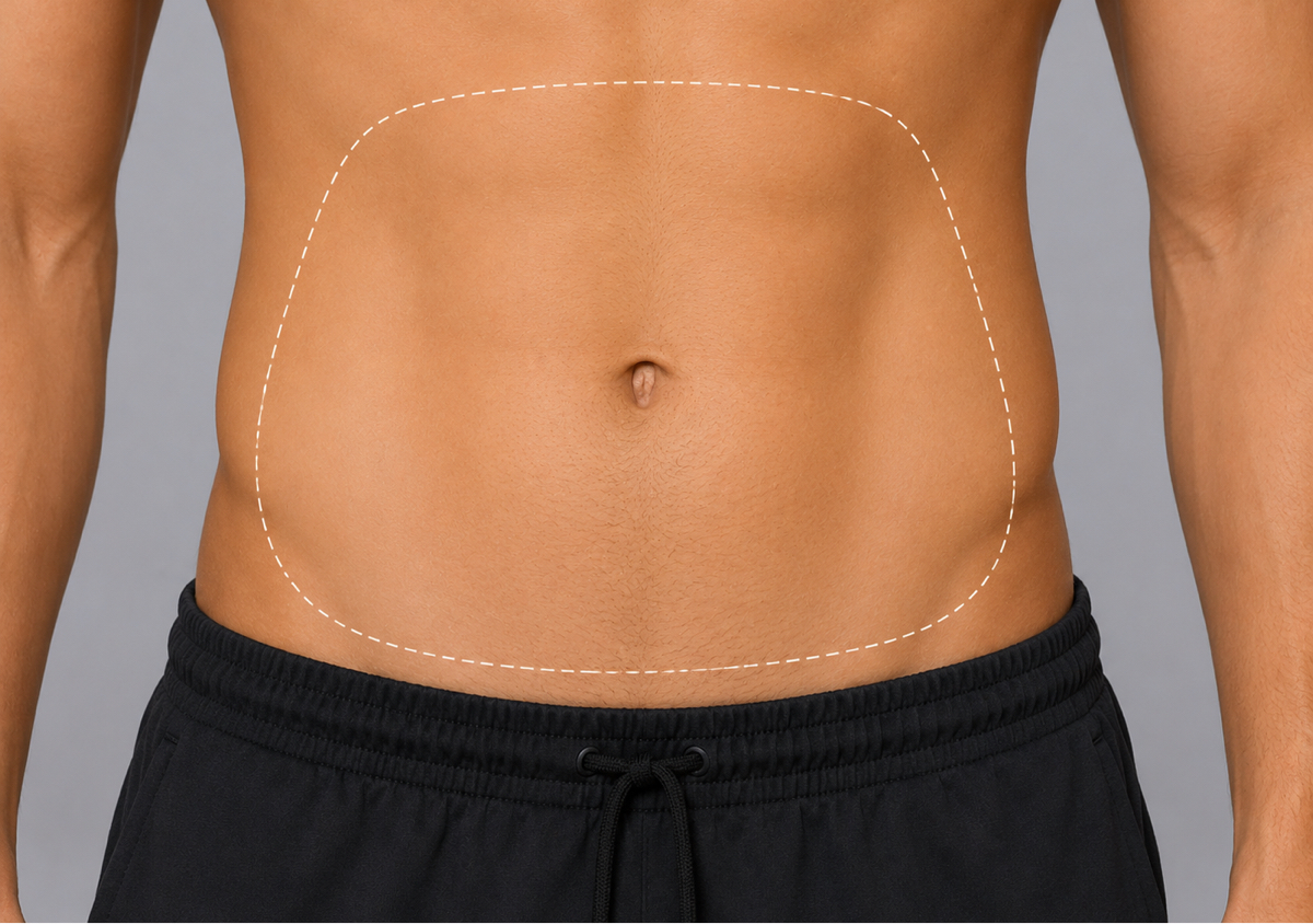 Stomach Hair Removal - Male Anatomy
