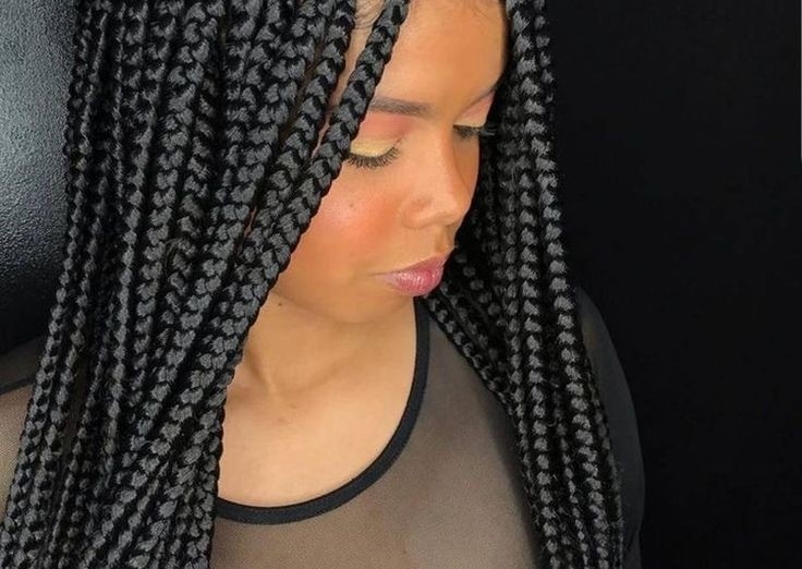 Braids taille moyenne longueur épaules