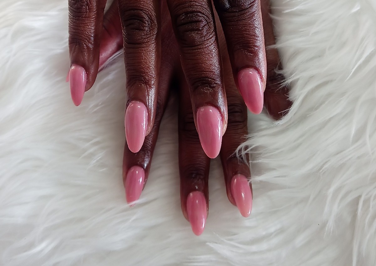 Plain Acrylic Manicure 