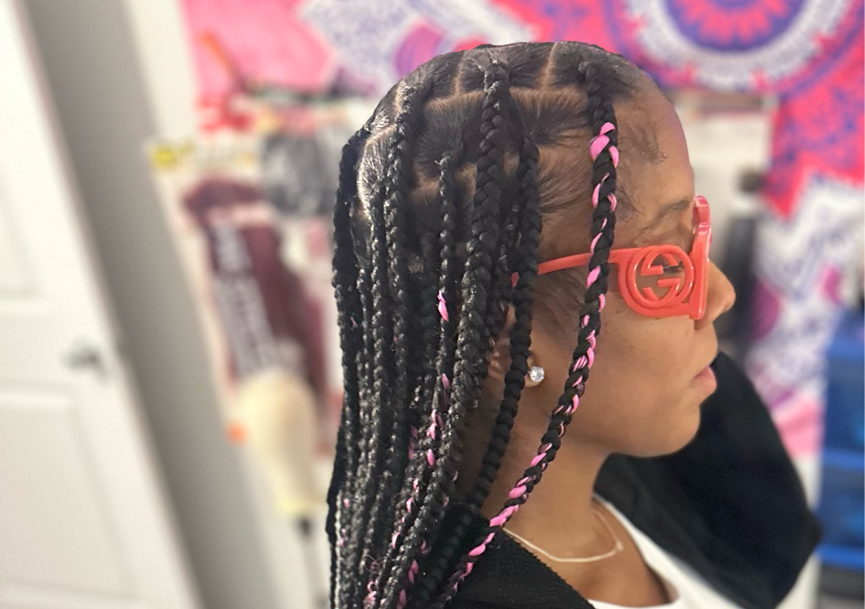 Woman's Box Braids ( no boho )