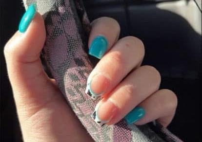 Full set acrylics short