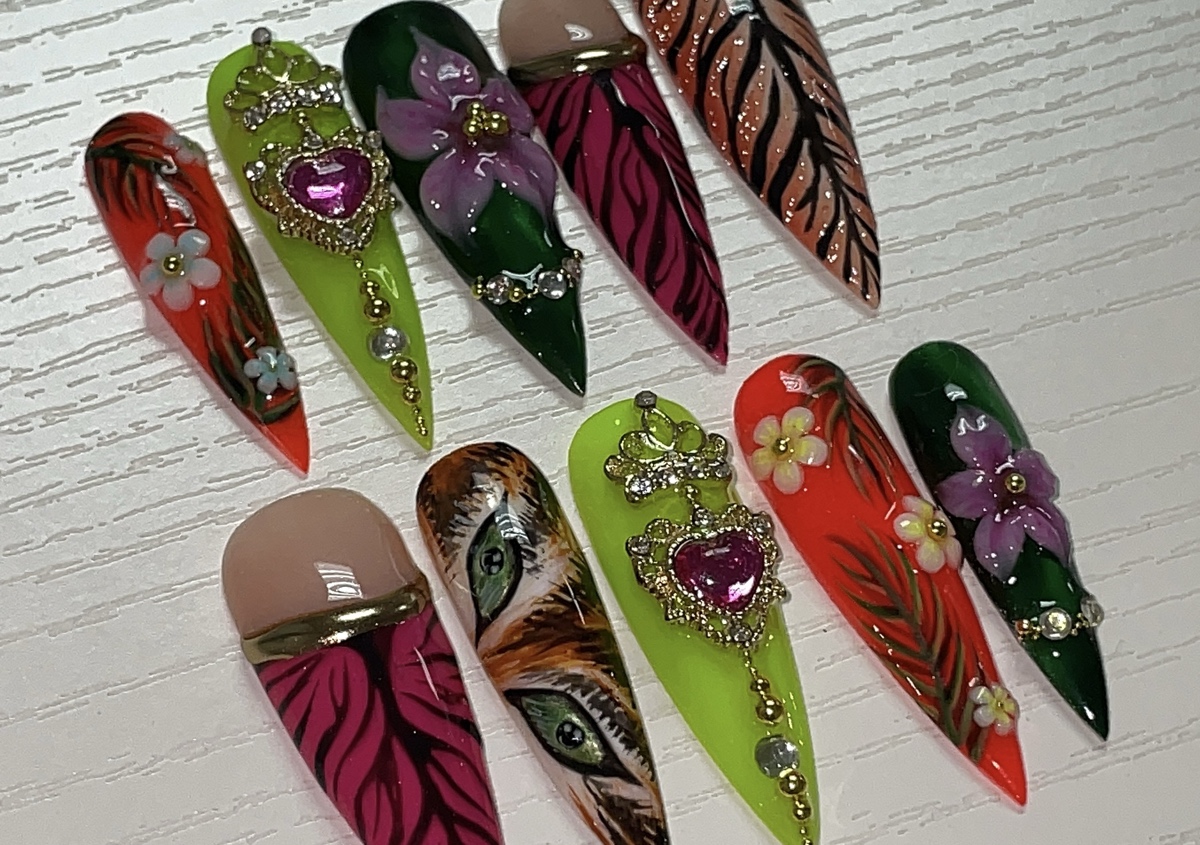 Custom press-ons