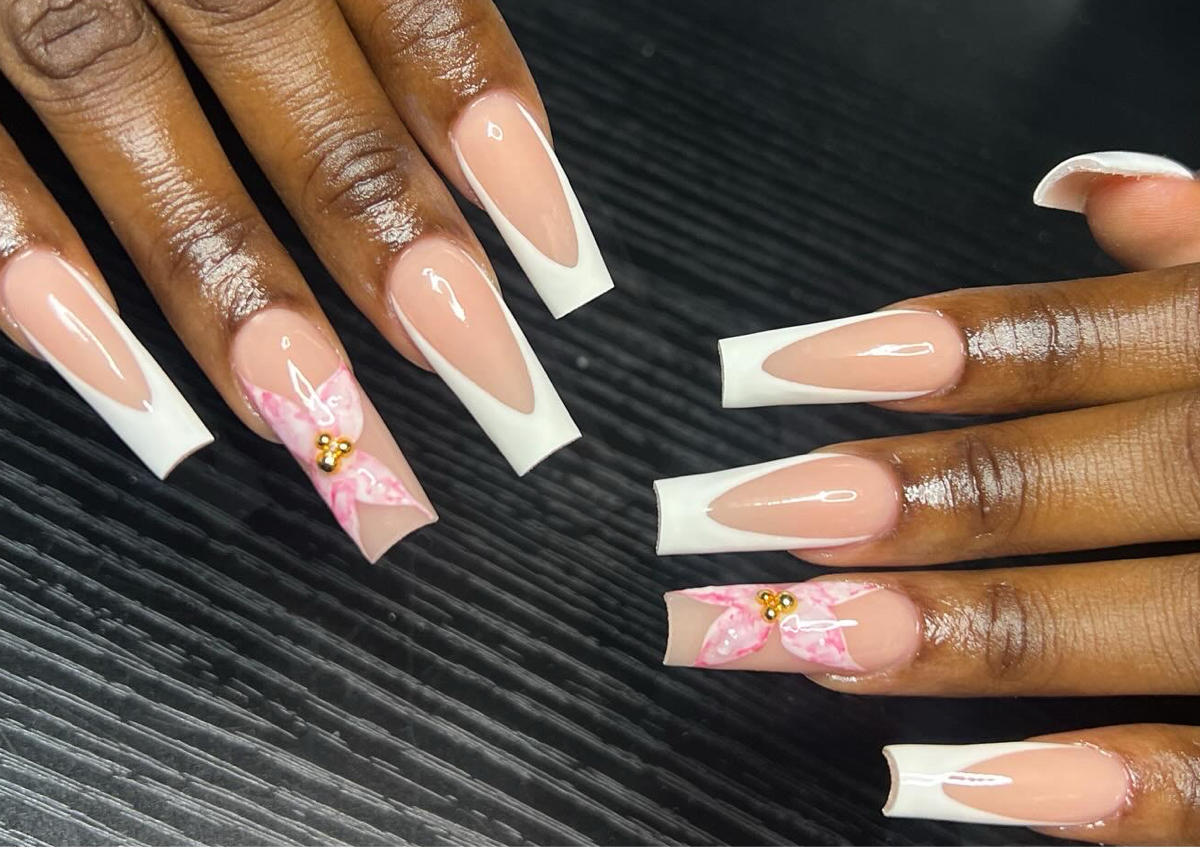 Medium square Hands french (one design)