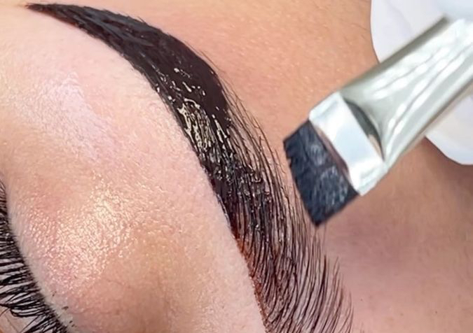 Brow tinted