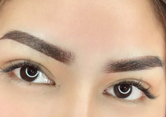 brows tattoo ombre retouch