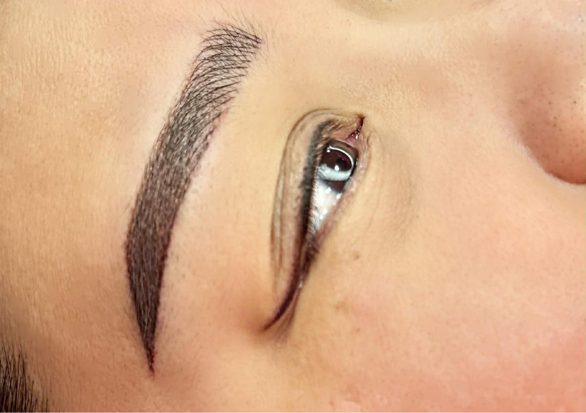brows combination retouch