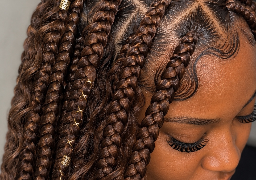 Boho Knotless Braids (Large)
