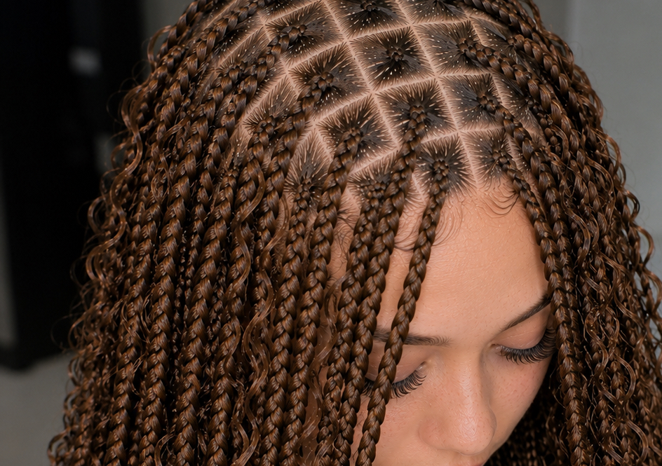 Boho Knotless Braids (Small)