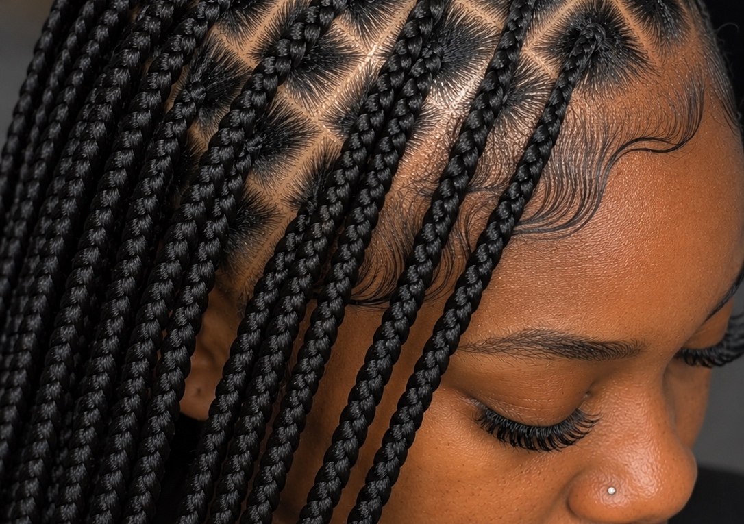 Small Knotless Braids