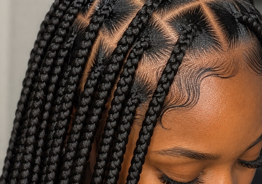 Medium Knotless Braids