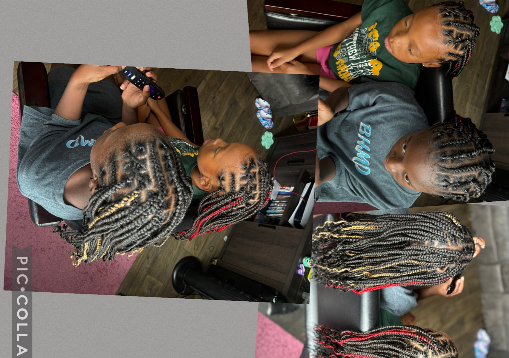 Kids Fulani braids 