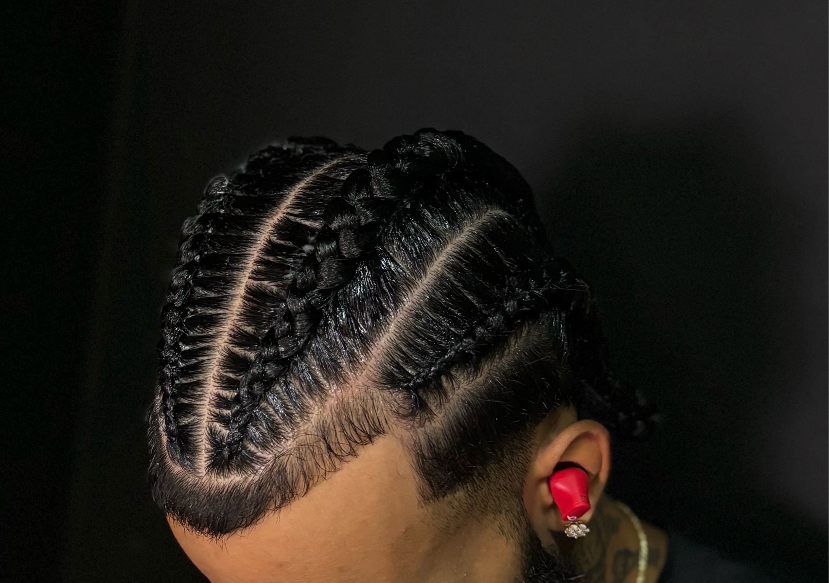 4 trenzas (extensiones) 