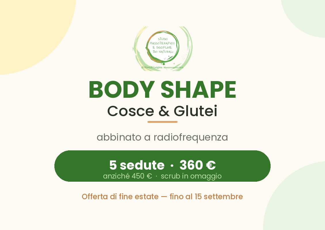 Body Shape cosce e glutei+ Radiofrequenza 