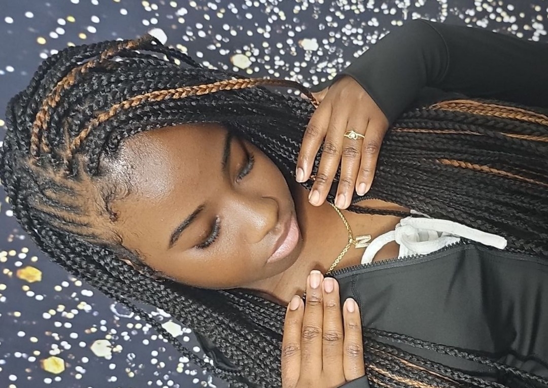 Adults/ Smedium)Versatile Flip Over Fulani Tribal Boho Braids