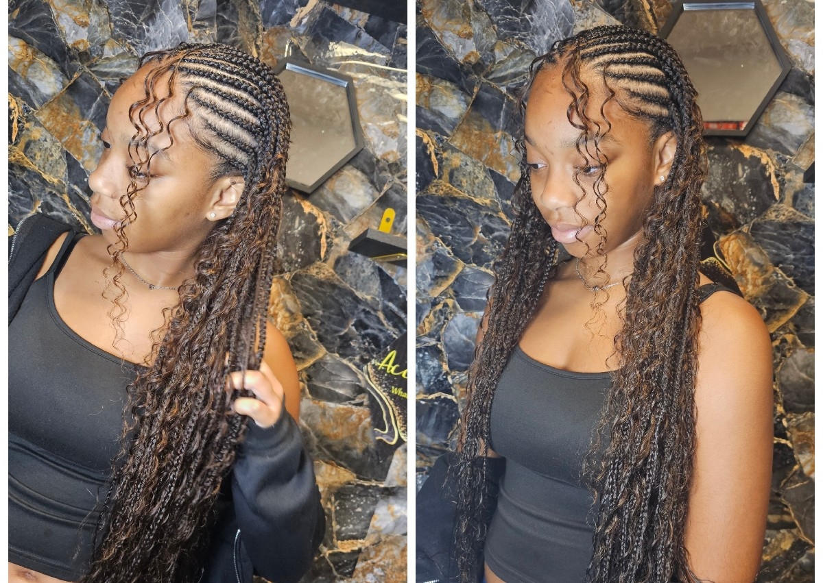 11-16 YRS/FULANI TRIBAL W/PLAITS/HAIR IN