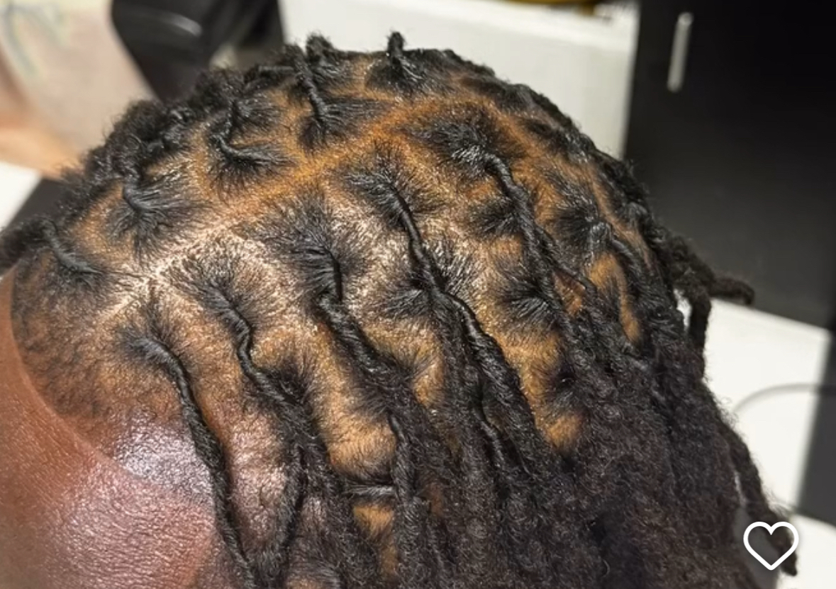 Loc Retwist + Shampoo (Ear Length)