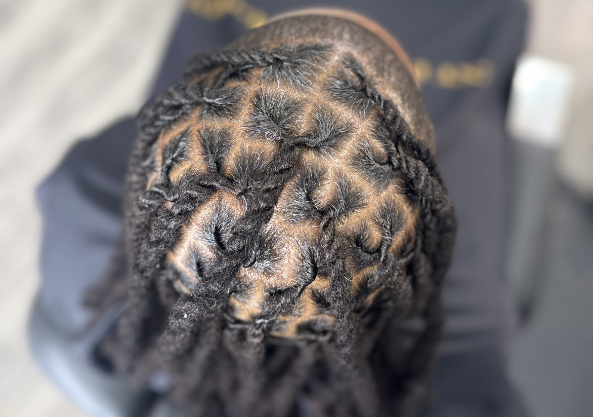 Loc Retwist + 2strands  + Haircut (4/4)