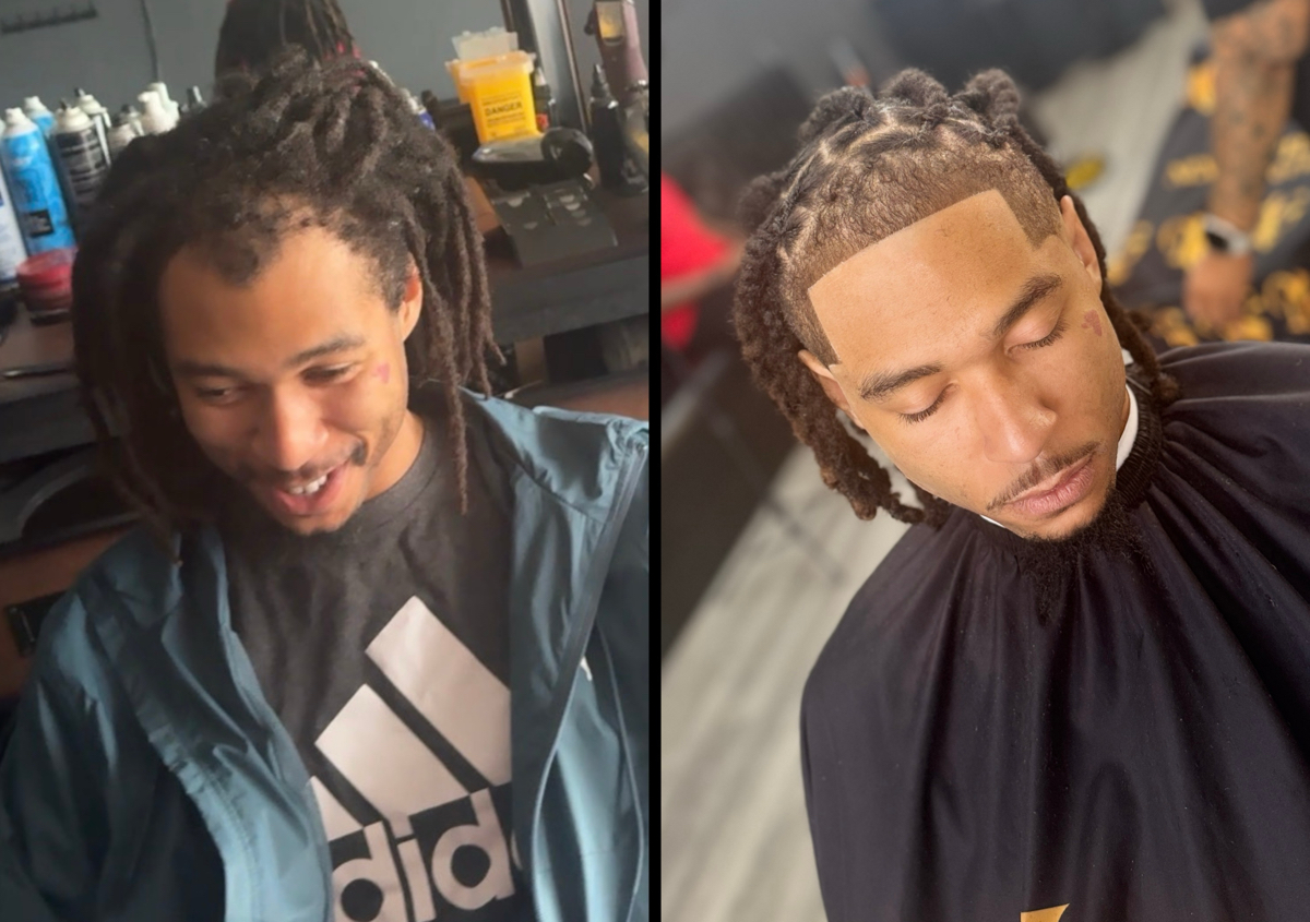 Loc Retwist + 2strands  + Haircut (2/4)