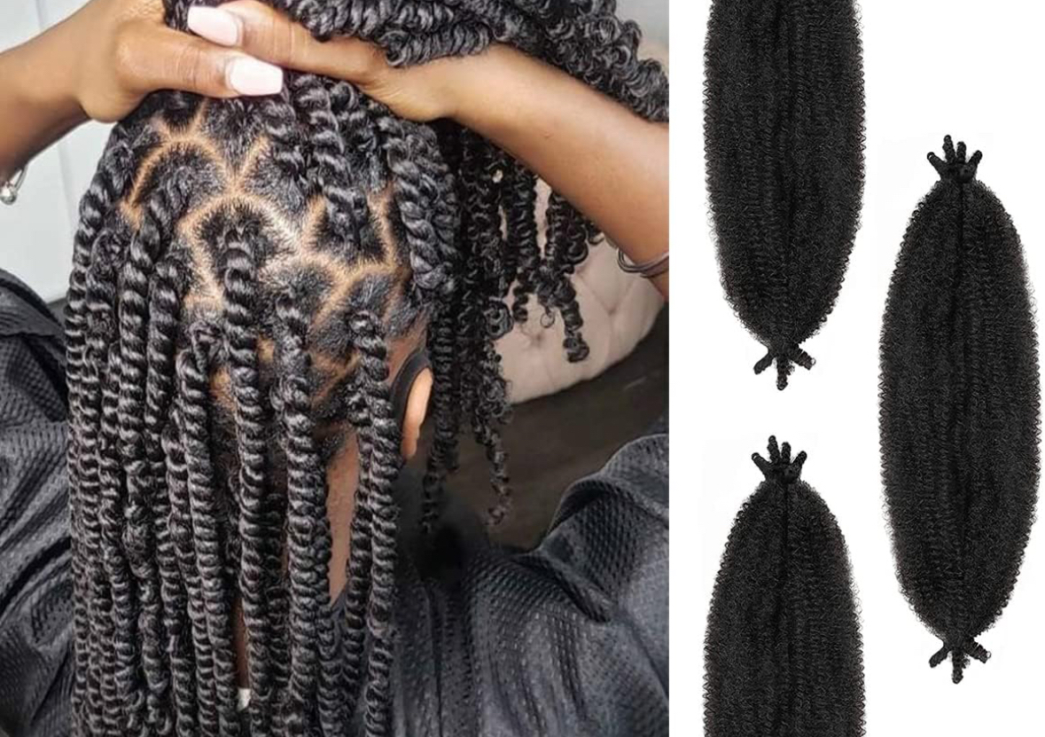 Two strand twist with extension 