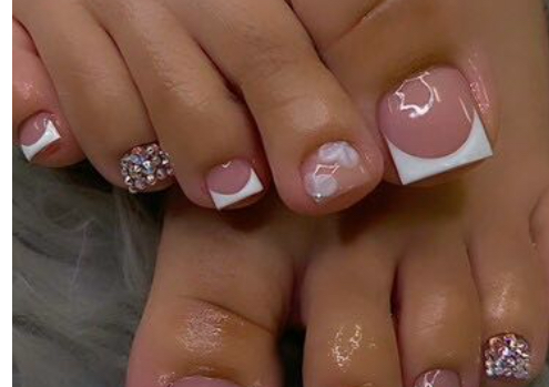 Full Acrylic bbl  Toe extension on all 10 