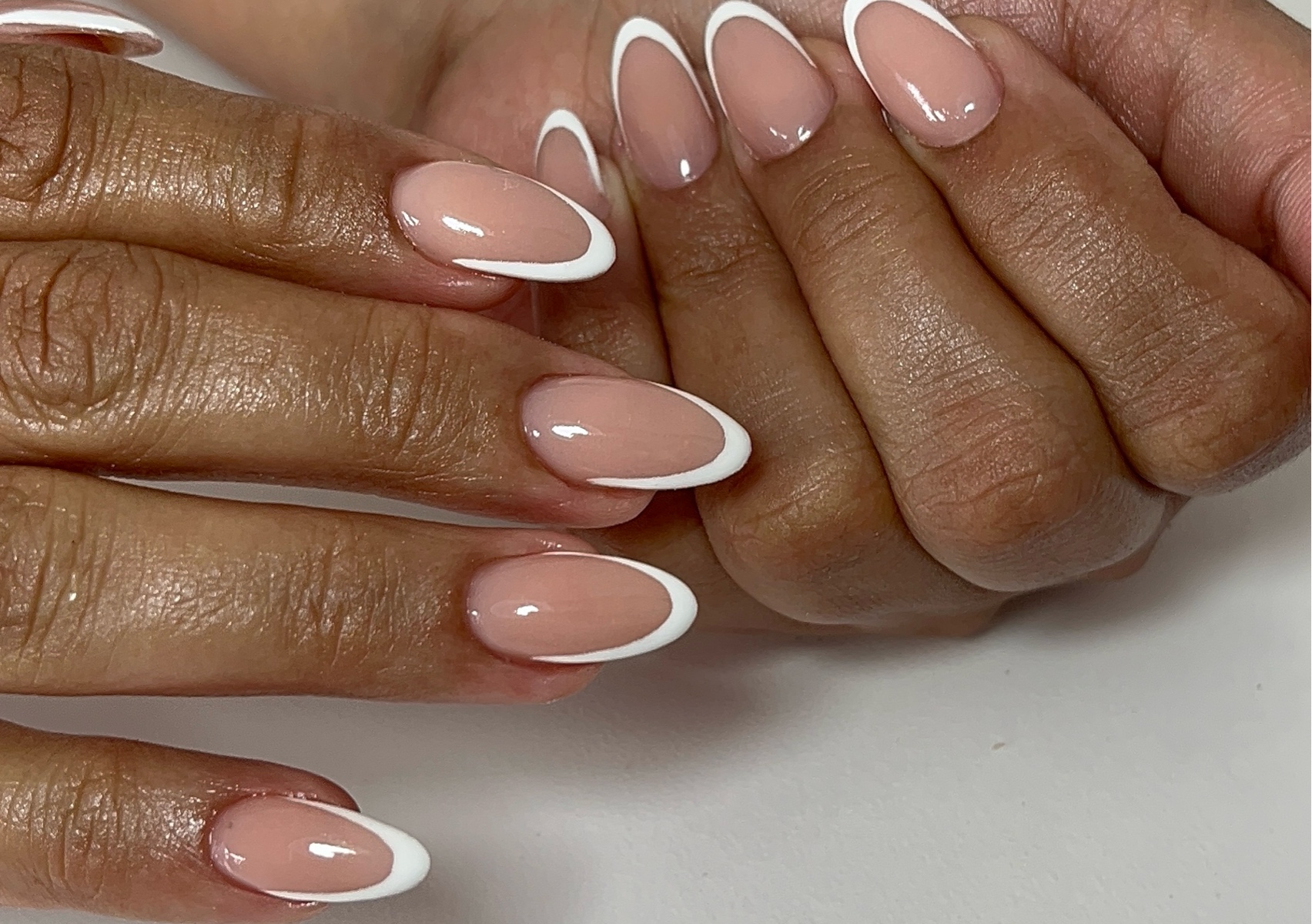 Acrylic French on Natural Nails
