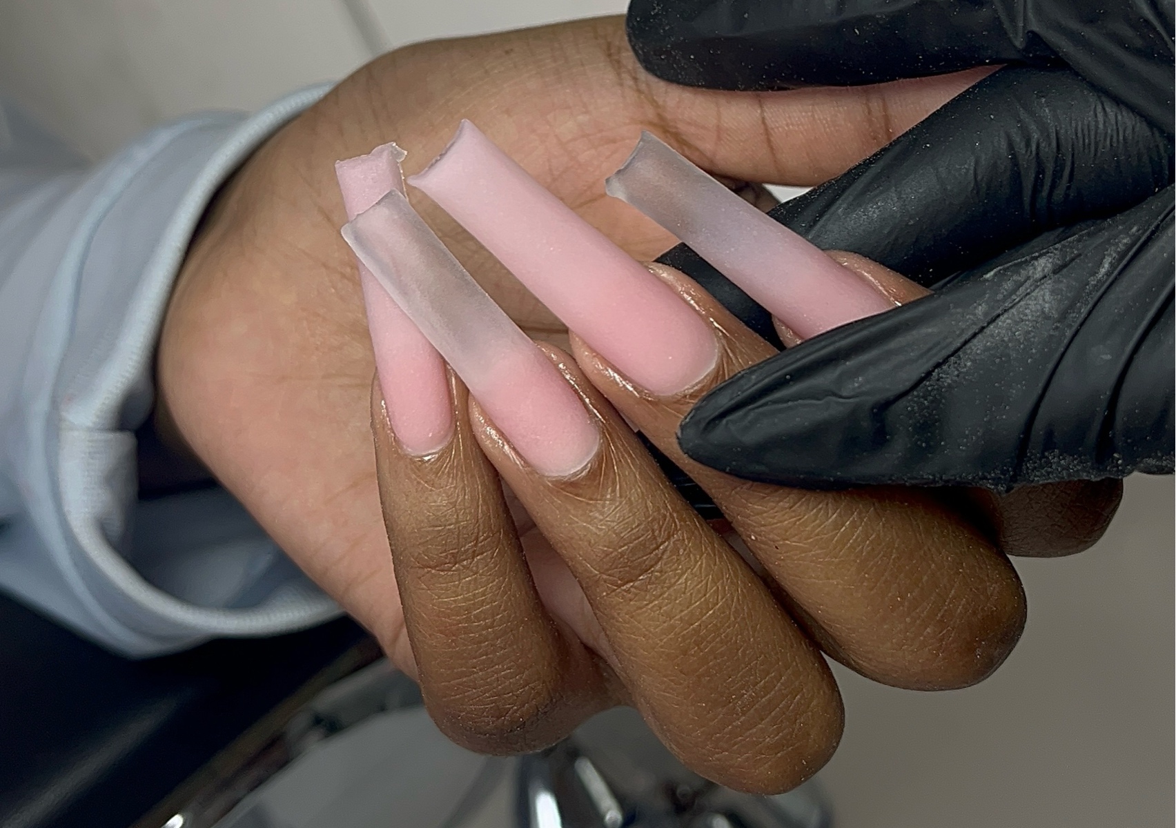 Long Acrylic Manicure 