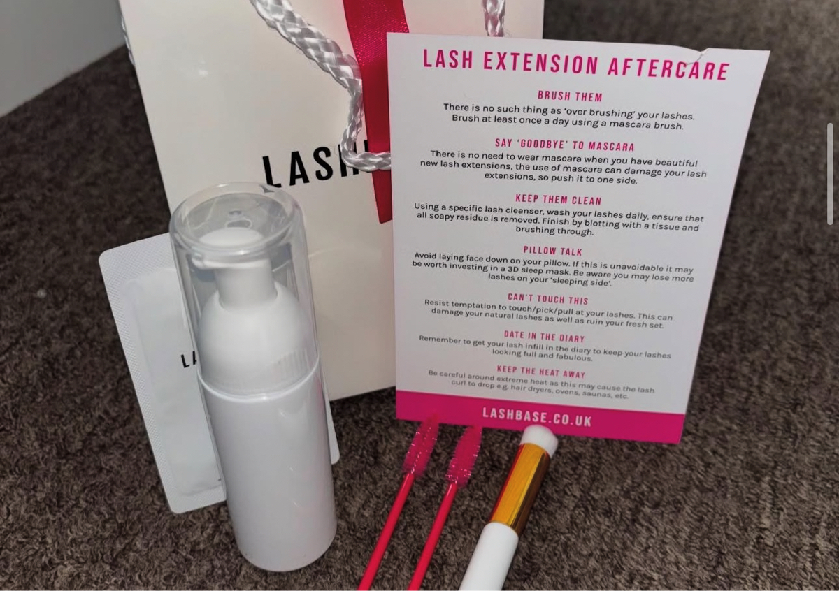 Lash Aftercare Package
