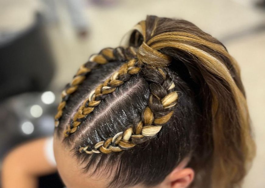 Princess braid - With extensions