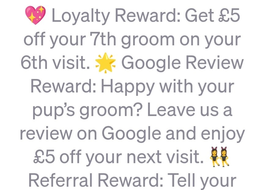 7th grooming  session 