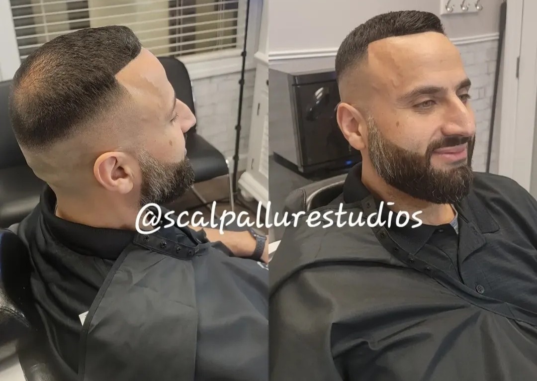 All Star Package (Haircut & Premium Beard Trim) razor edged