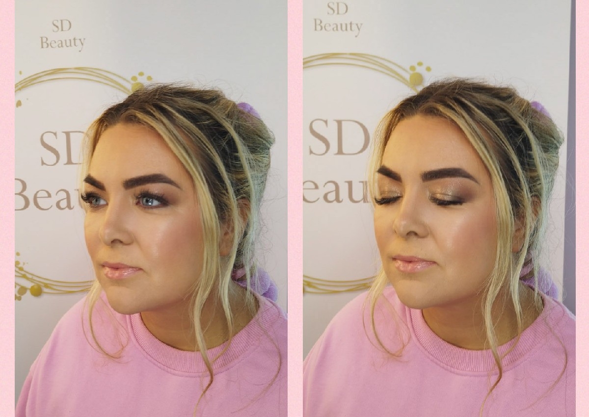 Make-up without lashes/ own lashes 