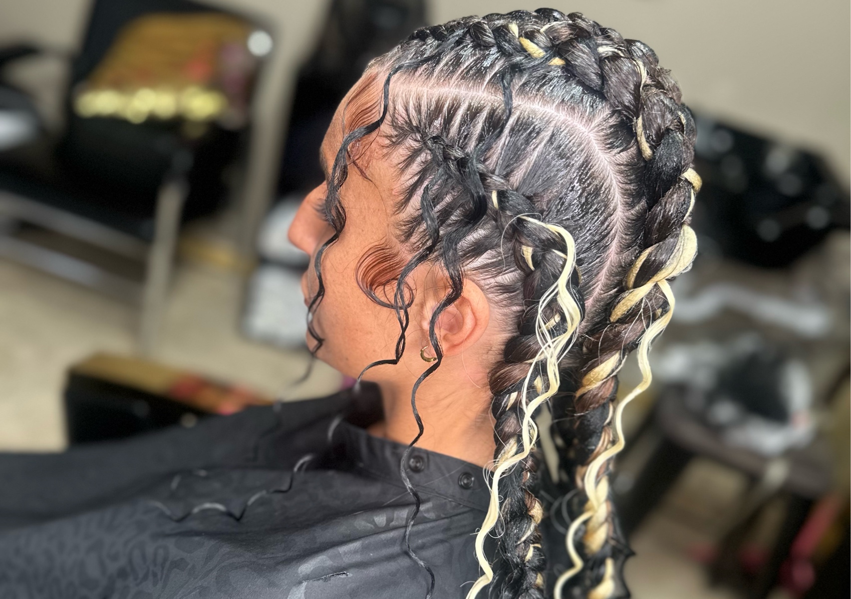 Feed in / stitch braids 