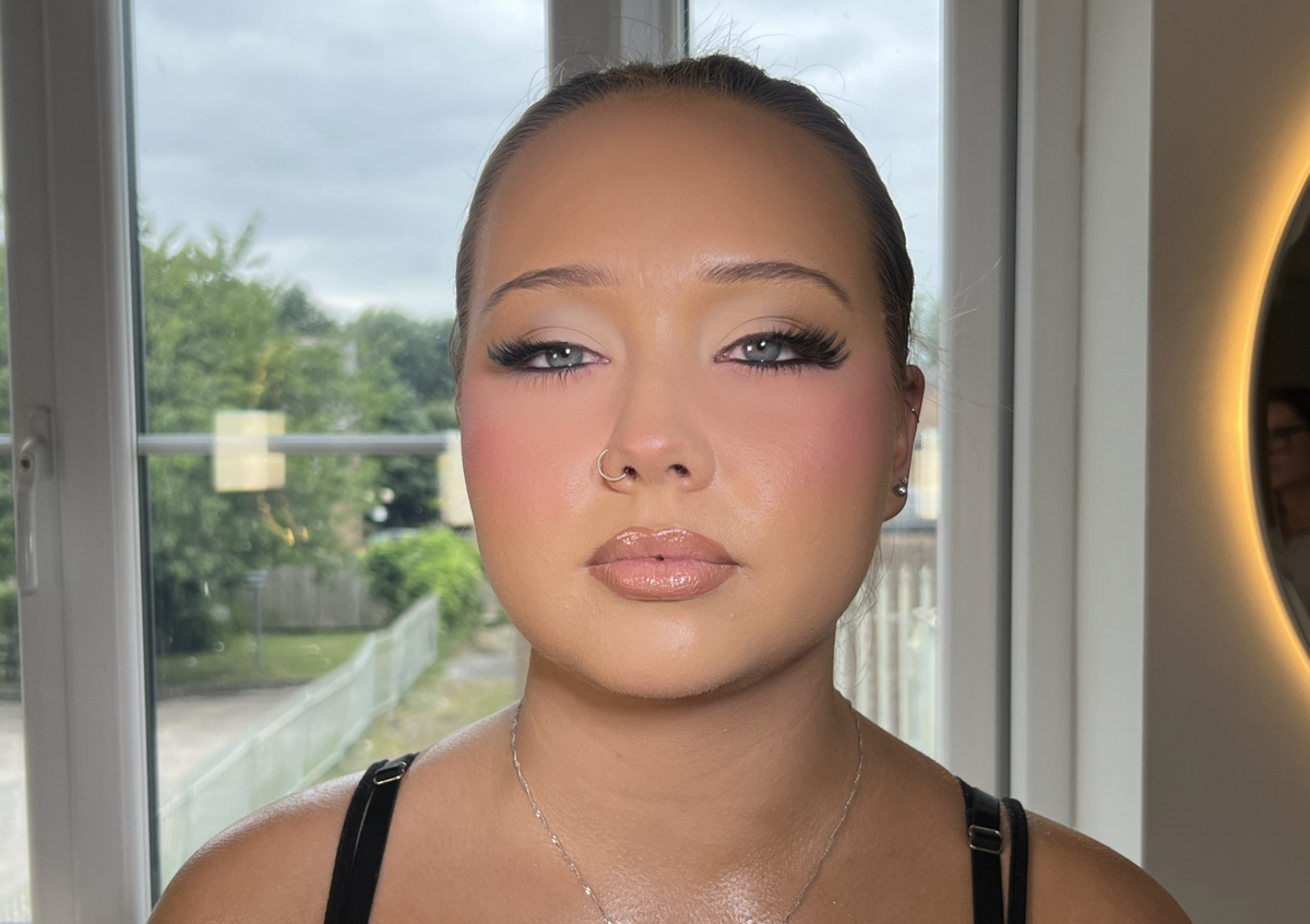 FULL FACE OF MAKEUP WITH LASHES