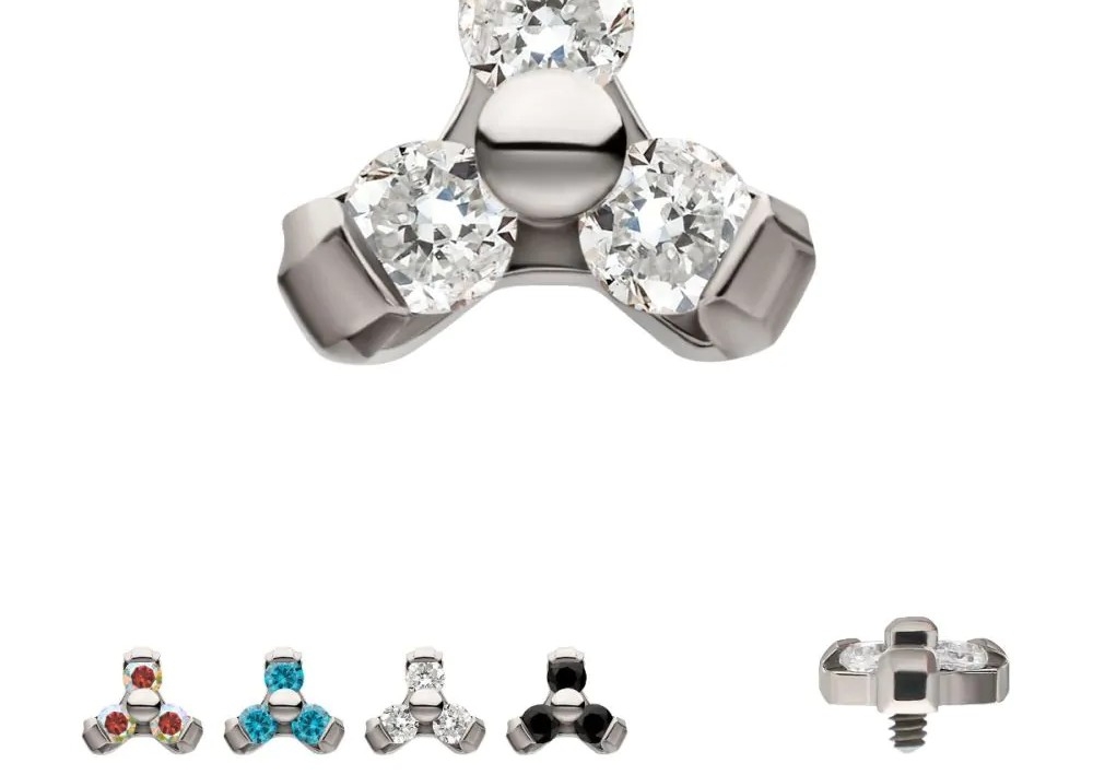Trinity Top with  Prong Set Gem