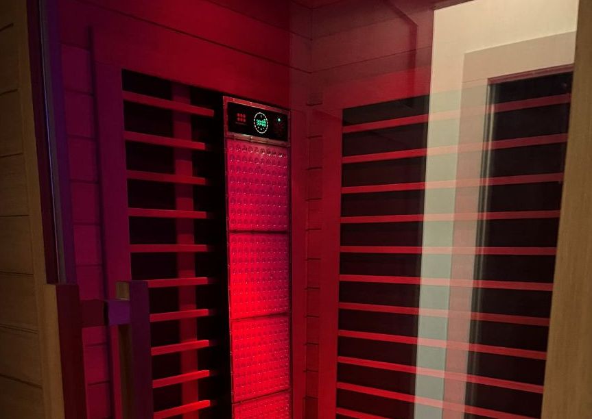 Infrared Sauna with Red Light Therapy