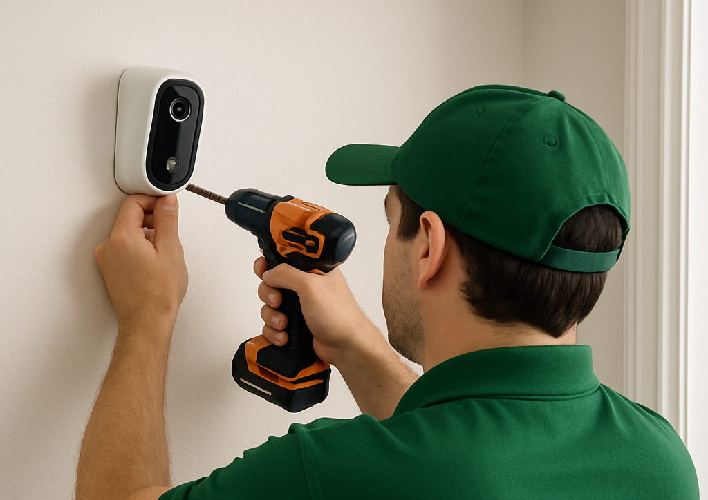 Home security installation: