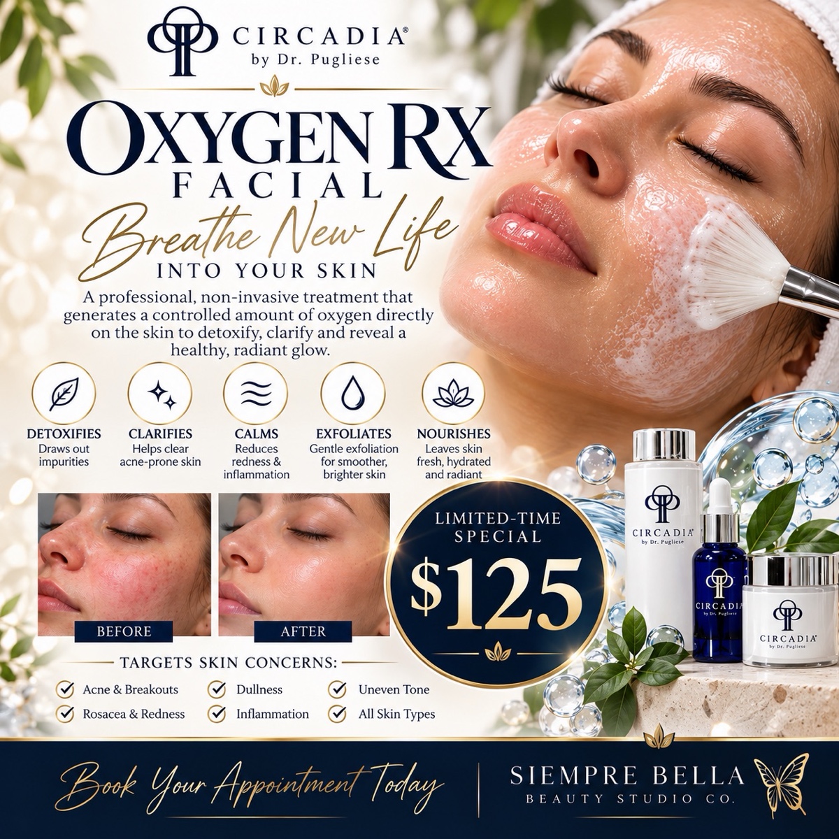 🌿Circadia Oxygen Rx Facial🌿