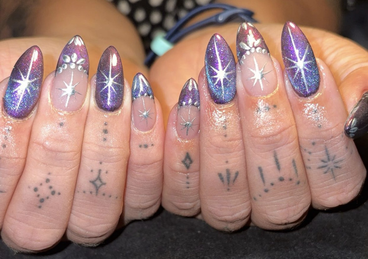 Intricate nail art with Katie