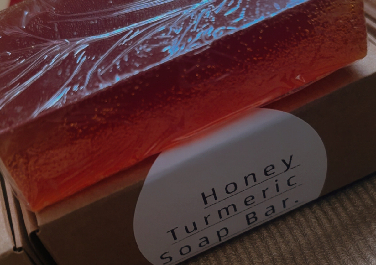 Honey turmeric soap bar